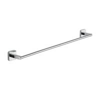 Gedy Tonga Porte-Serviettes de Salle de Bain, Porte-Serviettes Mural, Porte-Serviettes adhésif, sans perçage, 60 x 6,9 x 4,7 cm, Chrome, Acier Inoxydable