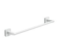 Gedy Tonga Porte-Serviettes Mural adhésif sans perçage 45 x 6,9 x 4,7 cm Blanc Mat Acier Inoxydable