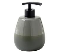 Gedy Wilma Distributeur de Savon en Porcelaine Vert 10 x 10 x 15,5 cm Capacité 450 ML
