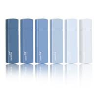 GEEHUA Lot de 6 rubans correcteurs à séchage rapide pour étudiants, étudiants, fournitures scolaires, maison, bureau (bleu dégradé)