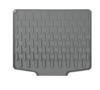 GEEKHOM Tapis Égouttoir Silicone Incliné Pliable: Antidérapant et Résistant à la Chaleur 40x32,5 cm, Protection de Plan de Travail pour Vaisselle et Couverts - Idéal Cuisine, Camping, Bar