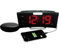 Geemarc 1558317 à quartz Réveil noir grand écran