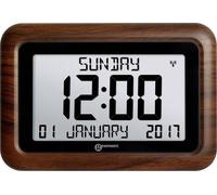 Geemarc 1558323 à quartz Horloge radiopilotée bois