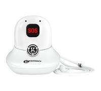 Geemarc, Pendentif d'alarme Pendentif d'urgence avec fonction mains libres SOSPRO 596, Blanc
