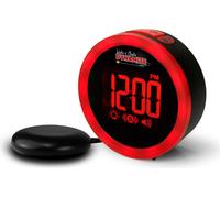 Geemarc Wake'n shake DYNAMITE - Réveil vibrant avec son fort 90dB, couronne de lumière et fonction lampe