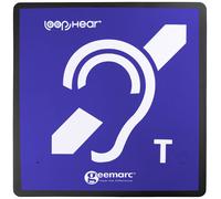 Geemarc WALLOOP_BLU_I Panneau signalétique Plastique (l x H) 15 cm x 15 cm 1 pc(s)