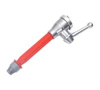 GeenYuu Buse de Tuyau d'incendie en Aluminium et Plastique avec raccord Storz D 1 Pouce, Jet Puissant 12 m, Pression 8 Bars, Longueur 30 cm, Interrupteur pivotant 180°