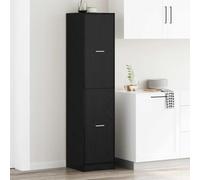 GeenYuu Cabinet de Pharmacie Chêne Noir Bois d'ingénierie 40 x 41 x 174.5 cm Meuble Rangement avec tiroir pour Salon Bureau entrée Design Moderne