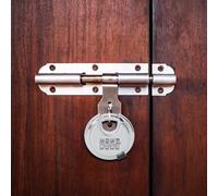 GeenYuu Cadenas à disque avec clés, antirouille et résistant aux intempéries, cadenas robuste en métal, verrouillable avec double verrouillage, idéal pour porte, garage, jardin et cave