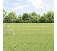 GeenYuu Clôture Euro en fer revêtu de PVC 0,8 x 10 m, panneau rigide décoratif pour jardin et terrasse, barrière modulable pour délimitation, sécurité et intimité extérieure