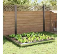 GeenYuu Clôtures Anti-limaces 12 pcs Argent Acier galvanisé 100x3,5x25 cm Bordure Jardin barrière délimitation pelouse Potager extérieur aménagement paysager Protection