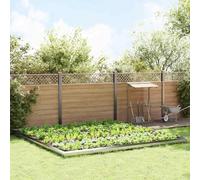 GeenYuu Clôtures Anti-limaces en Acier Inoxydable argenté 20 pcs 100 x 3,5 x 25 cm pour délimitation Jardin terrasse Potager extérieur Protection pelouse Massif