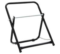 GeenYuu Dévidoir en acier revêtu par pulvérisation - Largeur : 48 cm - Charge maximale : 45 kg - Portable, enroulable - Pour jardin, terrasse, balcon, garage, atelier, peu encombrant et inoxydable