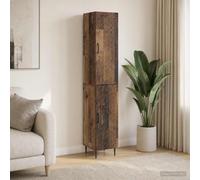 GeenYuu Ensemble de Meubles 2 pcs Bois d'ingénierie 33 x 34,5 x 89,5 cm mobilier Salon séjour Chambre Bureau Rangement Buffet Armoire Montage Mural Usage intérieur