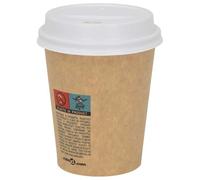 GeenYuu Lot de 1000 couvercles pour gobelets en carton en plastique blanc Ø 80 mm 8 oz avec trou anti-fuite pour café, boissons chaudes, boissons froides, fête, événement, restauration, bureau