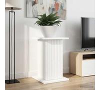 GeenYuu Lot de 2 supports de plantes en bois blanc - 30,5 x 30 x 43 cm - Étagère polyvalente pour fleurs, pot, bonsaï, décoration dans le salon, le balcon, le jardin d'hiver, l'intérieur et