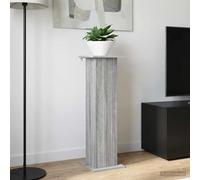 GeenYuu Lot de 2 supports pour plantes - En bois Sonoma gris - 30,5 x 30 x 100,5 cm - Stable - Pour fleurs, pot, étagère, présentoir, décoration dans le salon, le jardin d'hiver, le balcon