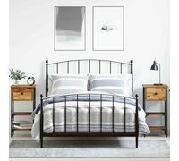 GeenYuu Lot de 2 tables de chevet marron - En bois - 33,5 x 36 x 70 cm - Avec 2 tiroirs et 4 étagères - Table d'appoint pour chambre à coucher - Commode de rangement - Étagère moderne scandinave