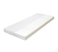 GeenYuu Matelas 90x200 cm Mousse PU 10 cm 7 Zones Soutien H2 H3 Ergonomique Respirant Housse Protection pour lit Adulte Enfant invité Chambre Sommeil Relaxation Nuit Repos