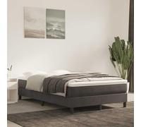GeenYuu Matelas à Ressorts ensachés 140 x 210 cm Gris foncé en Velours avec Mousse Confortable, Soutien Ferme Ergonomique pour literie Adulte, Chambre, Nuit Repos et Relaxation optimale