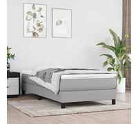 GeenYuu Matelas de lit à Ressorts ensachés 120x190x20 cm Gris Clair fermeté Moyenne avec Mousse Respirante Soutien Ergonomique pour Sommeil Confortable et Relaxation optimale