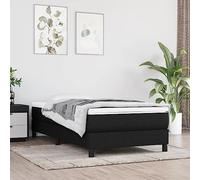 GeenYuu Matelas de lit à Ressorts ensachés 90x190x20 cm Tissu Noir, fermeté Moyenne, Mousse Ergonomique Respirante pour Couchage Confortable et Soutien Optimal, literie pour Chambre Adulte et Enfant