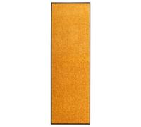GeenYuu Paillasson Lavable Orange 60x180 cm, Tapis d'entrée intérieur extérieur antidérapant Absorbant, essuie-Pieds grattant pour Porte seuil, Protection Sol Maison Balcon terrasse