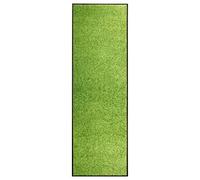 GeenYuu Paillasson Lavable Vert 60x180 cm, Tapis d'entrée antidérapant Absorbant pour intérieur et extérieur, essuie-Pieds grattant pour Porte, seuil, Balcon, terrasse, Protection Sol Maison