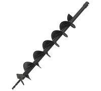 GeenYuu Perceuse de tarière en acier 100 mm, tige de connexion 20 mm, compatible tarières ordinaires, outil robuste pour perçage, vissage, dévissage, utilisation en maçonnerie et jardinage