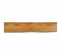 GeenYuu Plateau de table avec bord d'arbre en bois de manguier massif - 180 x 20 x 2,5 cm - Plateau de meuble robuste pour table à manger, bureau, plan de travail, étagère polyvalente pour cuisine
