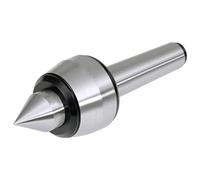 GeenYuu Pointe de centrage MT2 en acier 40 Cr, point de 60 degrés, 45 x 129,6 mm, pointe de grain concourante pour tours, compatible avec les tours MT2