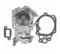 GeenYuu Pompe à eau en métal argenté pour moteur de véhicule, moteur de rechange universel avec construction robuste, installation facile, refroidissement efficace et performance durable pour voiture