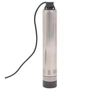 GeenYuu Pompe de fontaine profonde 750 W en acier inoxydable, hauteur de refoulement de 40 m, puissance de 4500 l/h, raccord 1 1/4", pompe submersible pour fontaine, citernes et irrigation de jardin