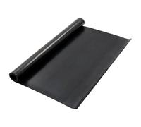 GeenYuu Revêtement de sol en caoutchouc noir 1,2 x 2 m, résistant aux intempéries et résistant à l'hiver pour jardin, balcon, terrasse, facile d'entretien, robuste, idéal comme décoration extérieure