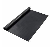 GeenYuu Revêtement de sol noir en caoutchouc 1,2 x 2 m, résistant aux intempéries et résistant à l'hiver pour jardin, balcon, terrasse, utilisation en extérieur, facile d'entretien, robuste