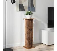 GeenYuu Support pour plantes en bois vieilli - 30,5 x 30 x 100,5 cm - Étagère stable pour fleurs et pot comme étagère décorative dans le salon, le balcon ou le jardin d'hiver