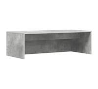 GeenYuu Table murale en bois gris béton - 100 x 45 x 30 cm - Bureau peu encombrant pour bureau à domicile et bureau - Table de travail moderne avec étagère - Idéal pour ordinateur portable, PC