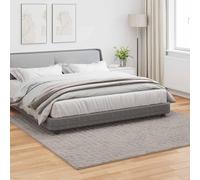 GeenYuu Tapis carré Sirolo Sable 240 x 240 cm Polyester Doux Lavable antidérapant pour Salon Couloir terrasse intérieur extérieur Confort Absorption sonore