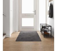 GeenYuu Tapis Couloir Gris 100 x 300 cm en polypropylène tufté antidérapant pour Salon et Chambre, Confortable et Facile à Nettoyer, décoration intérieure élégante et Durable