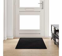 GeenYuu Tapis Couloir Noir 80 x 200 cm en polypropylène tufté antidérapant Confortable pour Salon Chambre Bureau décoration intérieur Protection Passage
