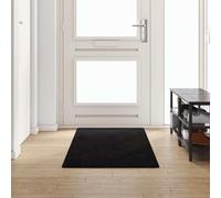 GeenYuu Tapis Couloir Noir 80 x 250 cm en polypropylène tufté antidérapant, Confortable et Facile à Nettoyer pour Salon, Chambre, entrée, décoration intérieure Moderne