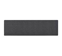 GeenYuu Tapis de Couloir Anthracite 50x200 cm en polypropylène tufté Doux et Absorbant pour Salon Chambre Cuisine Bureau Couloir entrée décoration intérieure Protection Sol