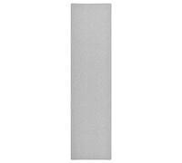 GeenYuu Tapis de Couloir Gris Clair 80x300 cm en polypropylène tufté Lavable antidérapant pour Salon Chambre Cuisine Bureau décoration intérieur Protection Sol