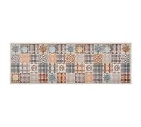 GeenYuu Tapis de Cuisine Lavable en Polyamide Couleur mosaïque 60x180 cm antidérapant Absorbant idéal pour entrée Couloir Balcon terrasse Protection Sol intérieur extérieur