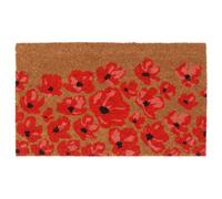 GeenYuu Tapis de Porte Naturel en Fibre de Coco touffeté 45x75 cm antidérapant, paillasson Absorbant et grattant pour entrée intérieur extérieur, Protection Sol Maison, seuil Porte