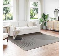 GeenYuu Tapis Moquette carré Galati Gris 240 x 240 cm Polyester Doux Lavable antidérapant pour Salon Chambre Couloir intérieur extérieur Confort et Protection