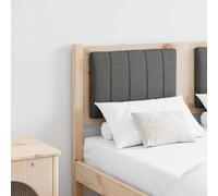 GeenYuu Tête de lit capitonnée Marron en pin Massif 120 cm, Panneau rembourré pour Chambre Adulte, Dossier élégant, Structure Durable et Facile à Nettoyer