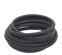 GeenYuu Tuyau à air hybride noir 1,5 cm - 2 m - En caoutchouc PVC - Compresseur pneumatique - Flexible - Infroissable - Pour atelier, garage, chantier - Avec raccord - Accessoires d'extension