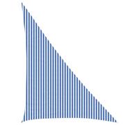 GeenYuu Voile d'ombre Triangulaire HDPE 4 x 5 x 6,8 m avec Fixations INOX pour terrasse Jardin Balcon Patio, Protection UV 90%, Ventilation optimale, Installation Facile et Durable