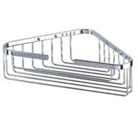 Geesa, panier chromé pour bouteilles et éponges, modèle d'angle